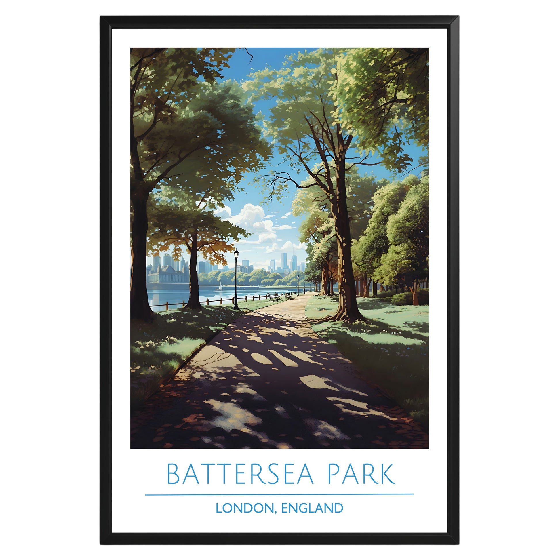 Battersea Park London England Poster - GroovyGrove