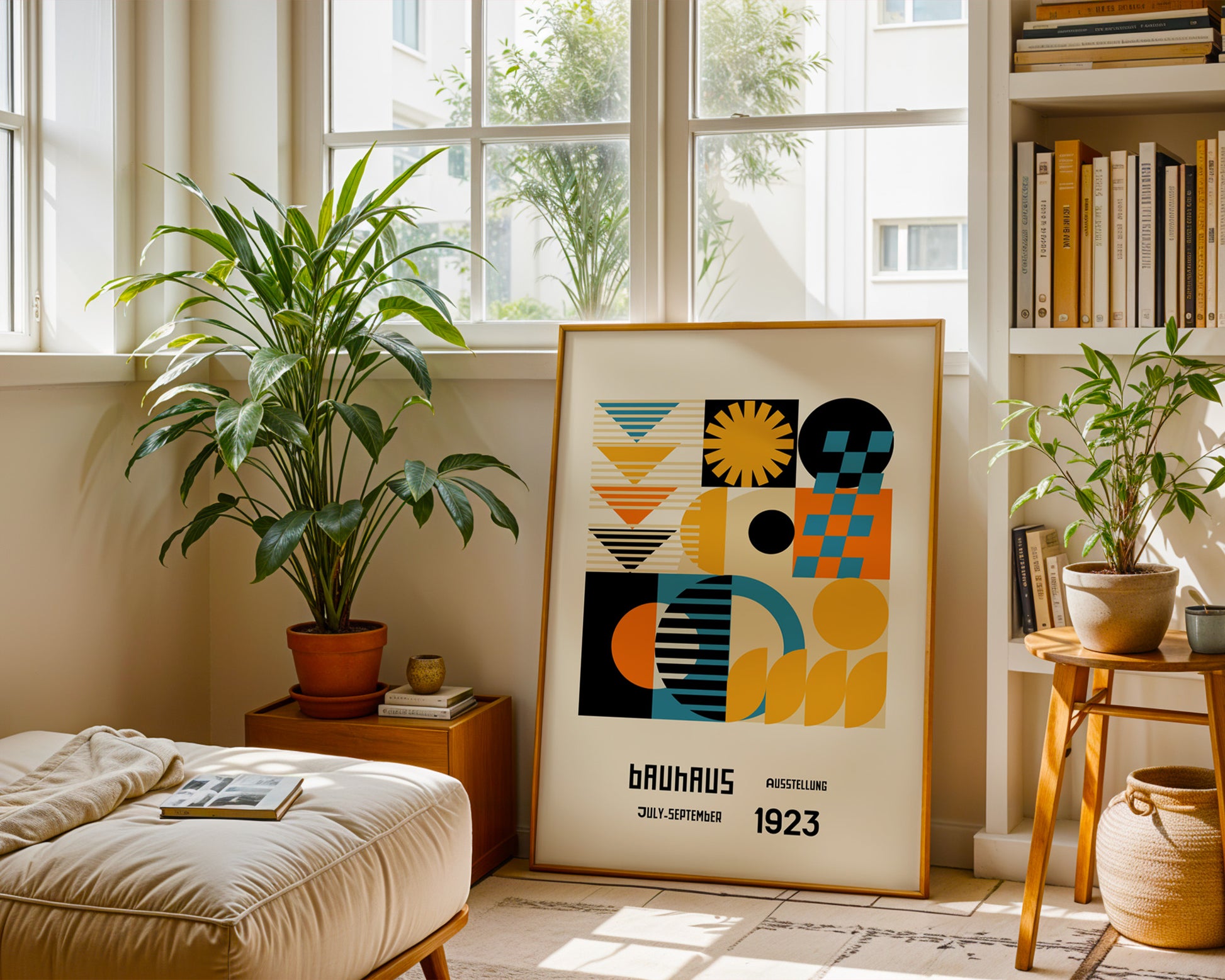 Geometric Mosaic Bauhaus Poster A100 - GroovyGrove