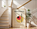 Bauhaus Black Red Geometric Poster A17 - GroovyGrove