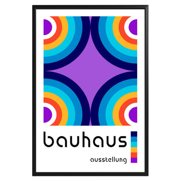 Bauhaus Colorful Circles Poster A19 - GroovyGrove