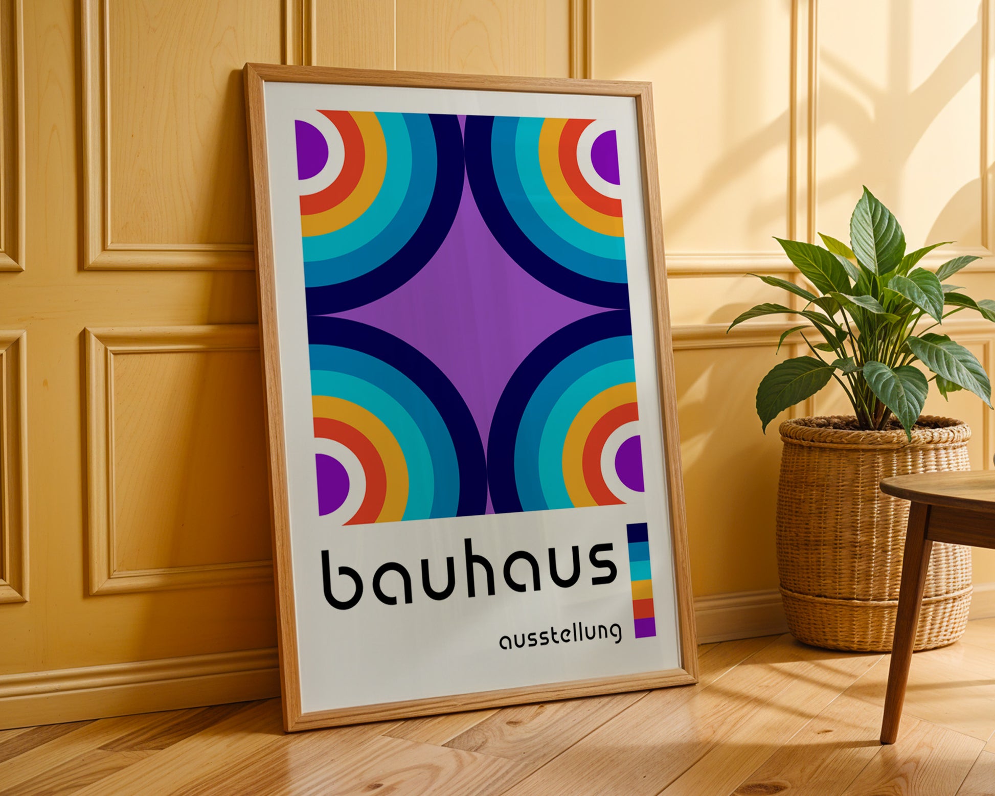 Bauhaus Colorful Circles Poster A19 - GroovyGrove