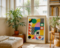 Bauhaus Ausstellung Geometric Colorful Poster A1 - GroovyGrove