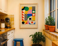 Bauhaus Ausstellung Geometric Colorful Poster A1 - GroovyGrove