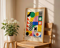 Bauhaus Ausstellung Geometric Colorful Poster A1 - GroovyGrove