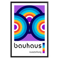 Bauhaus Colorful Circles Poster A20 - GroovyGrove