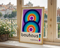 Bauhaus Colorful Circles Poster A21 - GroovyGrove