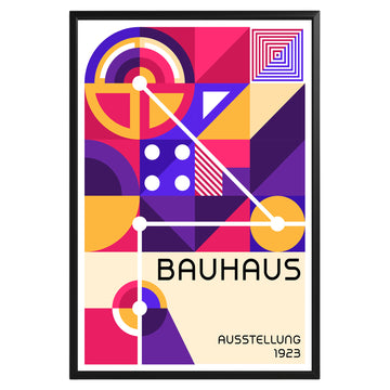 Bauhaus Colorful Geometrics Poster A23 - GroovyGrove