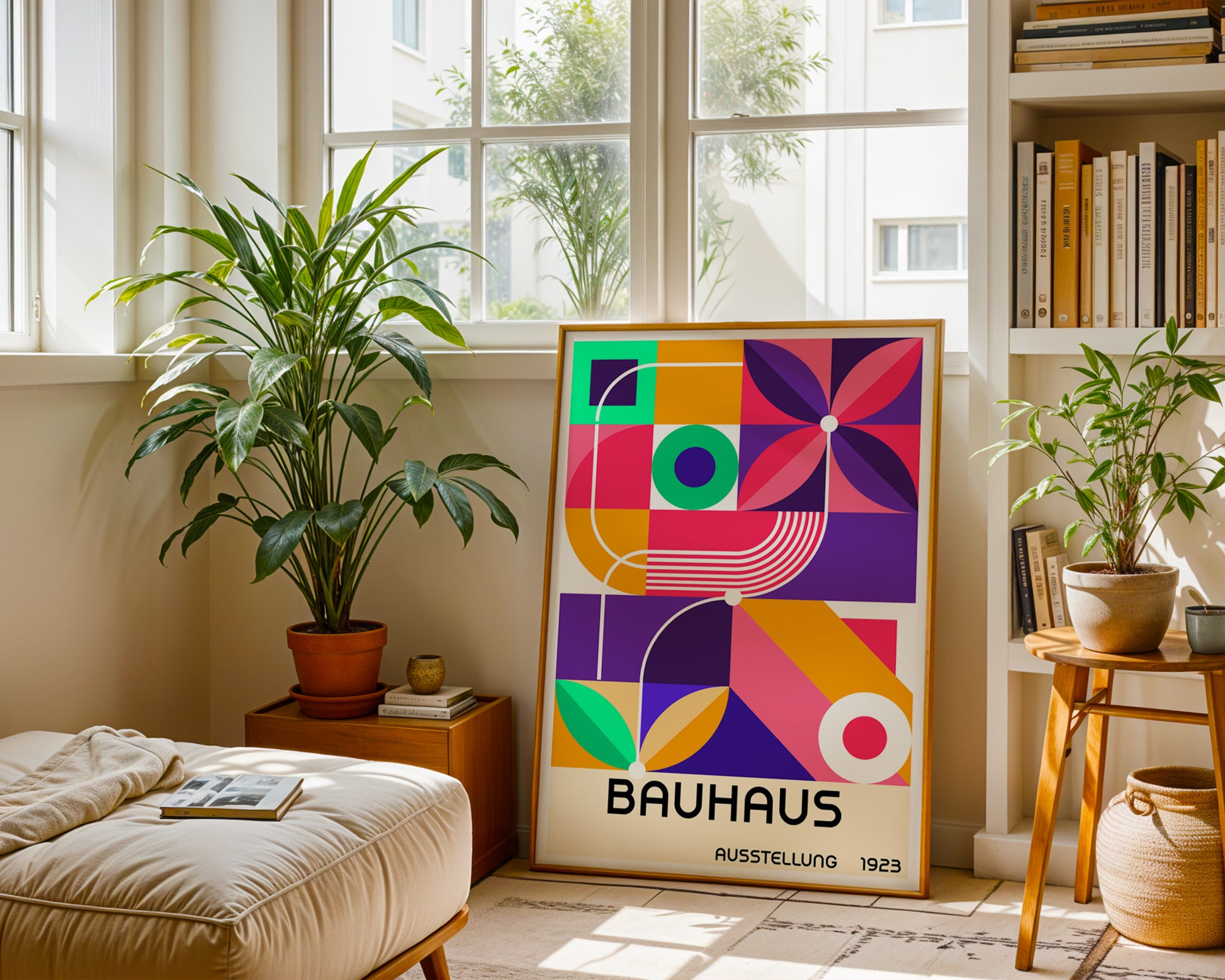 Bauhaus Colorful Geometrics Poster A24 - GroovyGrove