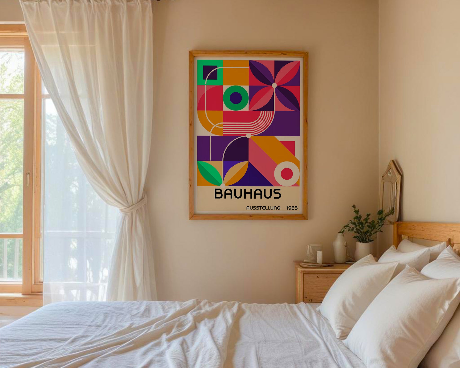 Bauhaus Colorful Geometrics Poster A24 - GroovyGrove