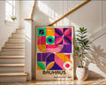 Bauhaus Colorful Geometrics Poster A24 - GroovyGrove