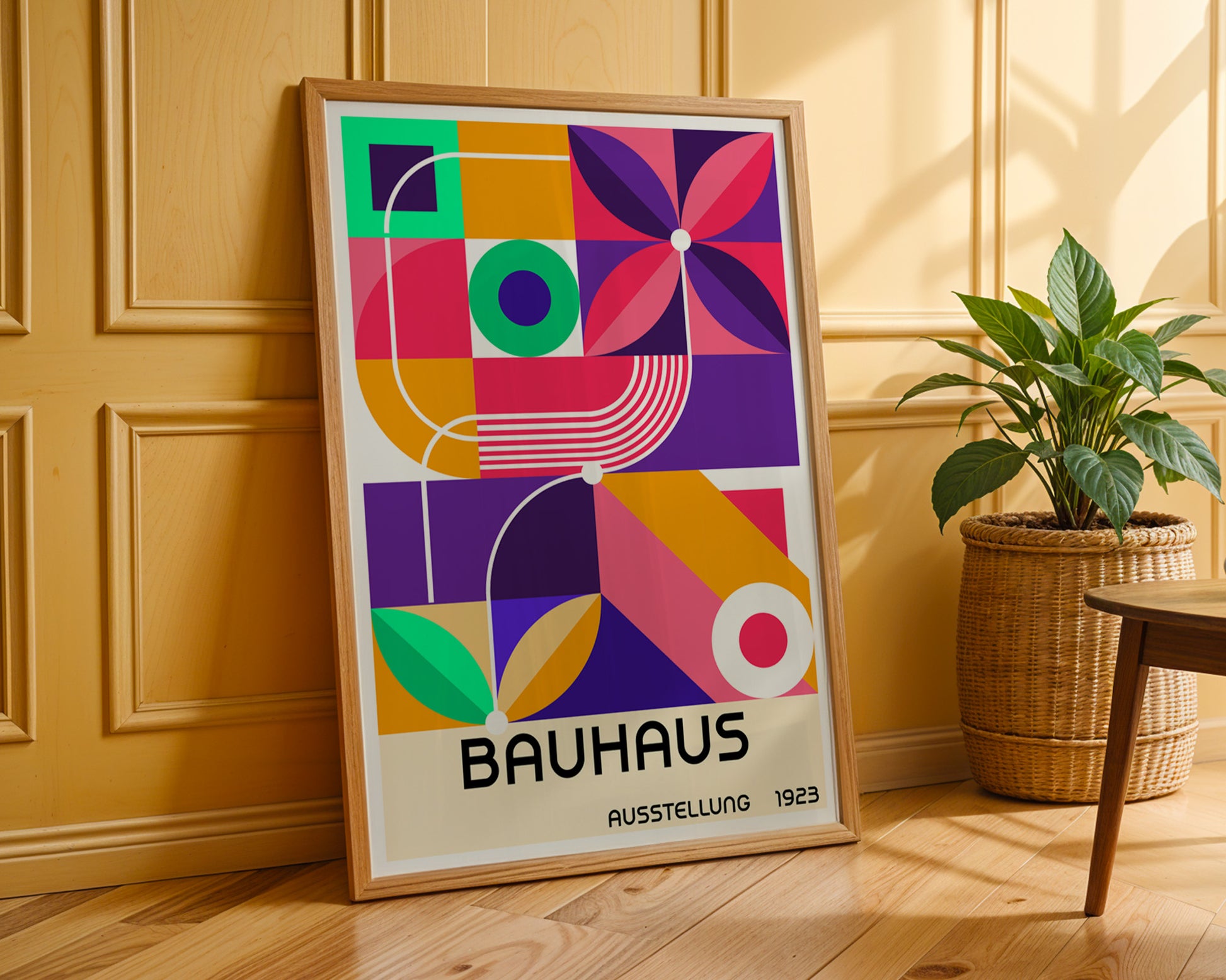 Bauhaus Colorful Geometrics Poster A24 - GroovyGrove