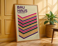 Bauhaus Multicolor Stripes Poster A25 - GroovyGrove