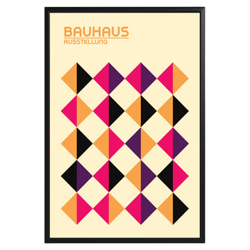 Bauhaus Multicolor Squares Poster A26 - GroovyGrove