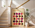 Bauhaus Multicolor Squares Poster A26 - GroovyGrove