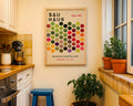 Multicolor Dot Pattern Bauhaus Poster A35 - GroovyGrove