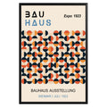 Black Orange Circle Pattern Bauhaus Poster A38 - GroovyGrove