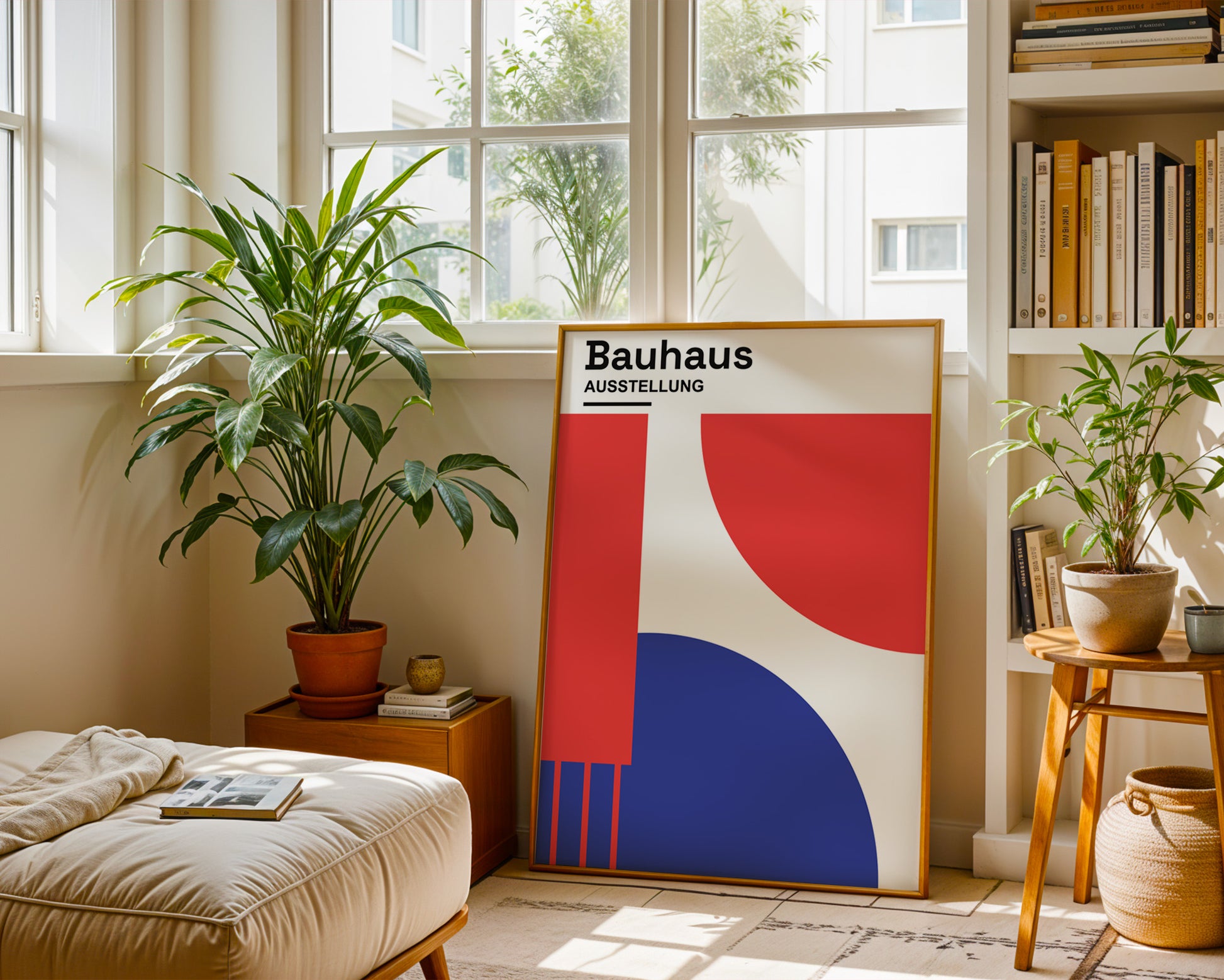 Abstract Geometric Bauhaus Poster A67 - GroovyGrove