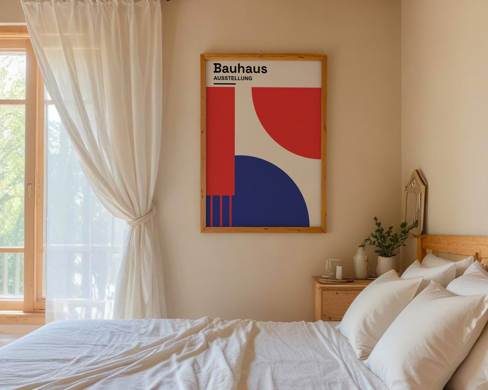 Abstract Geometric Bauhaus Poster A67 - GroovyGrove