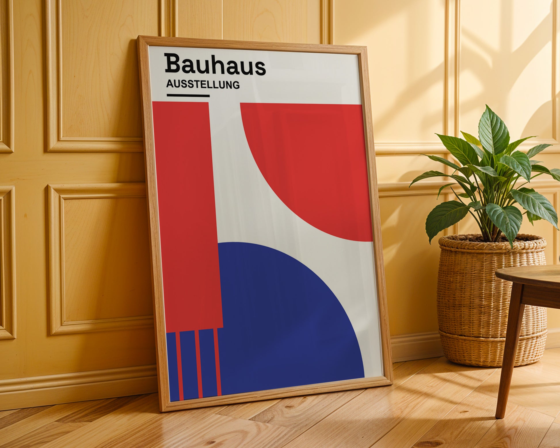 Abstract Geometric Bauhaus Poster A67 - GroovyGrove