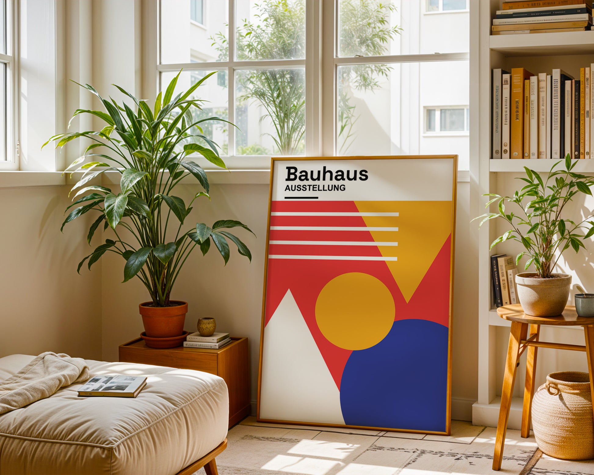 Abstract Geometric Bauhaus Poster A70 - GroovyGrove