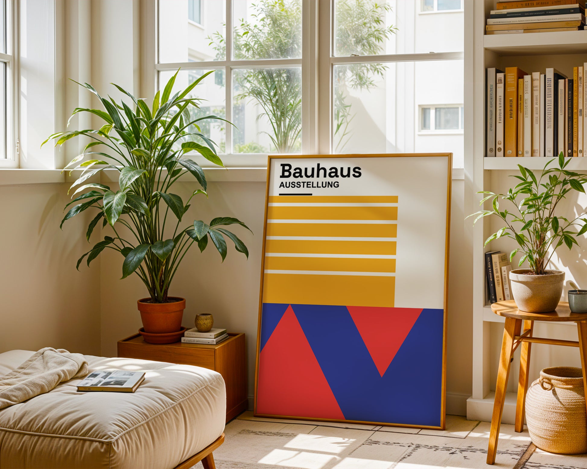 Abstract Geometric Bauhaus Poster A71 - GroovyGrove