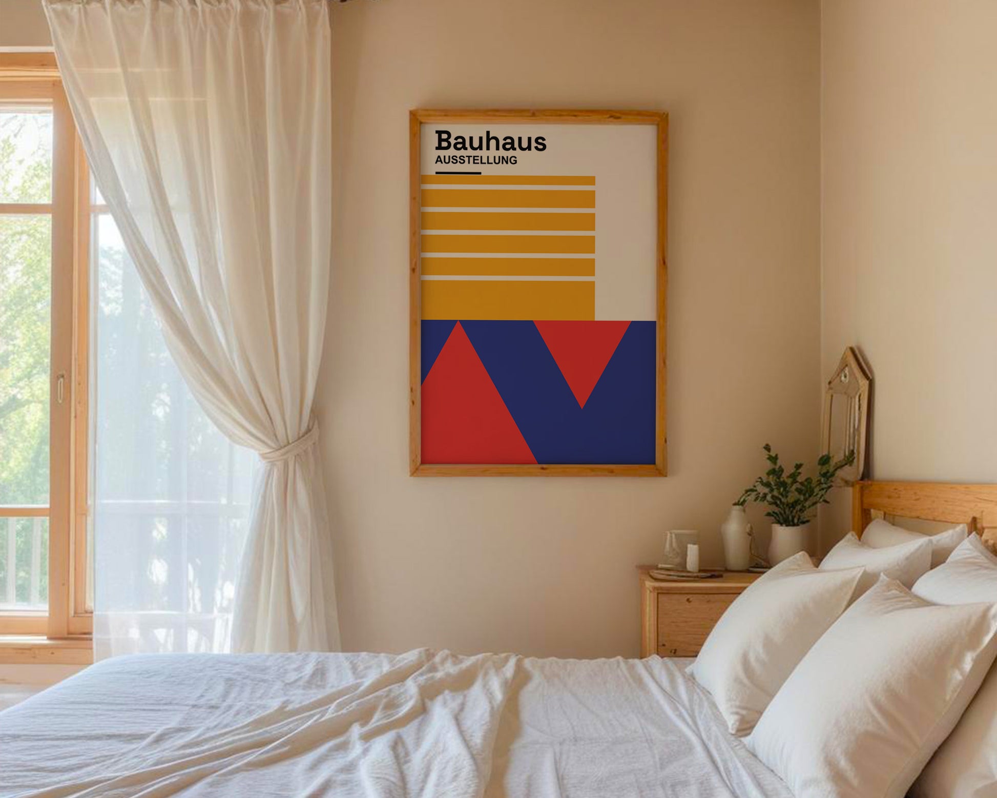 Abstract Geometric Bauhaus Poster A71 - GroovyGrove