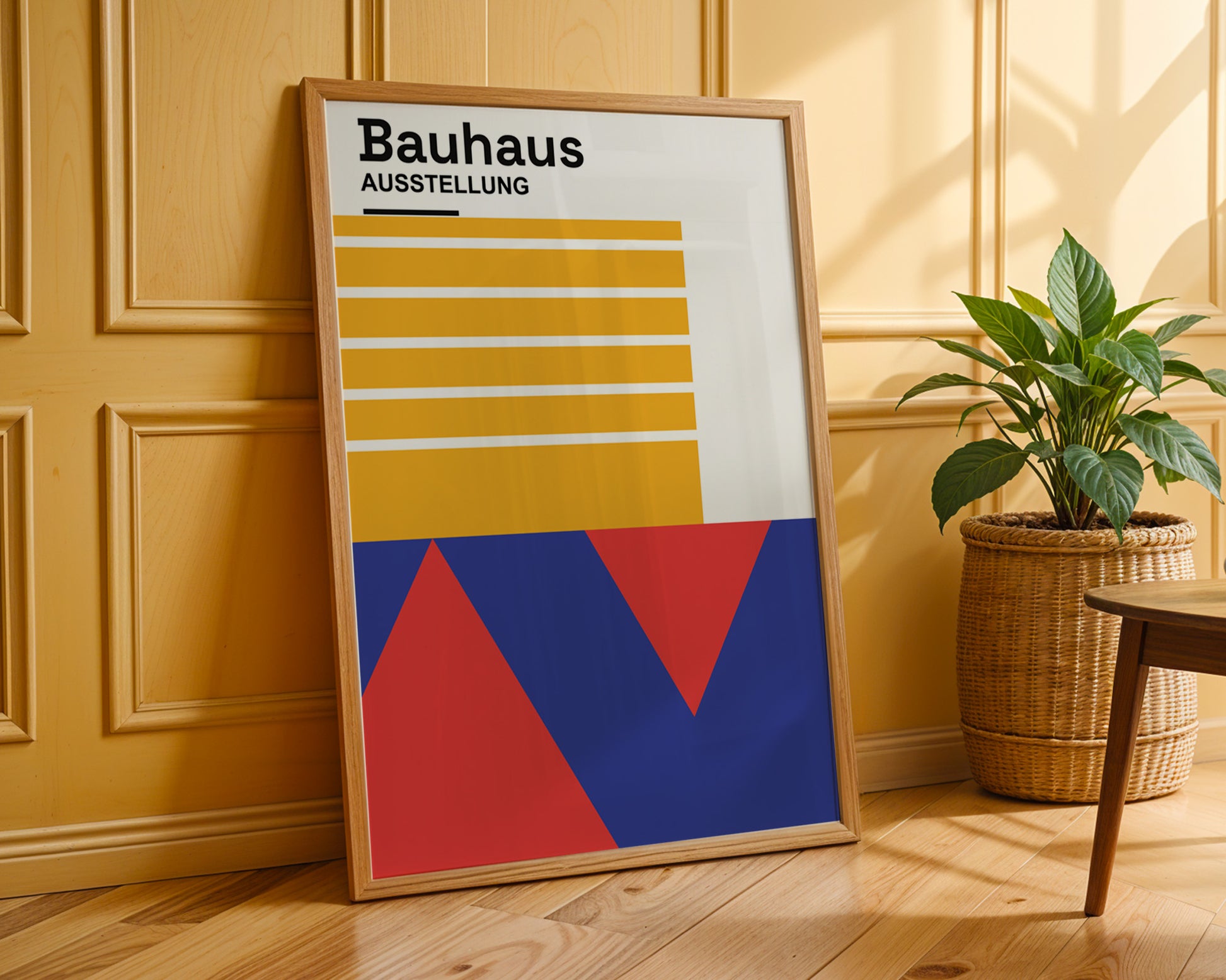 Abstract Geometric Bauhaus Poster A71 - GroovyGrove