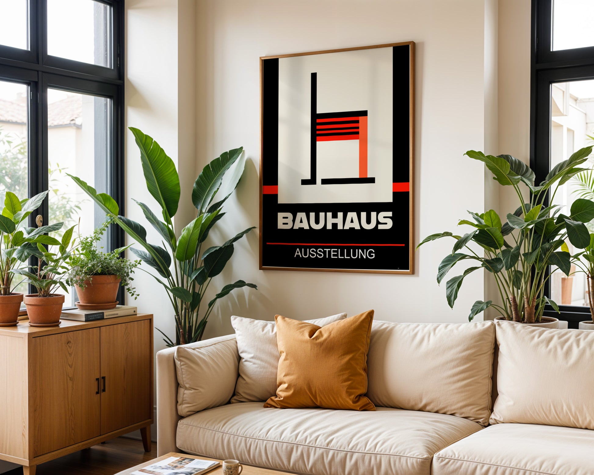 Black Chair Bauhaus Poster A72 - GroovyGrove