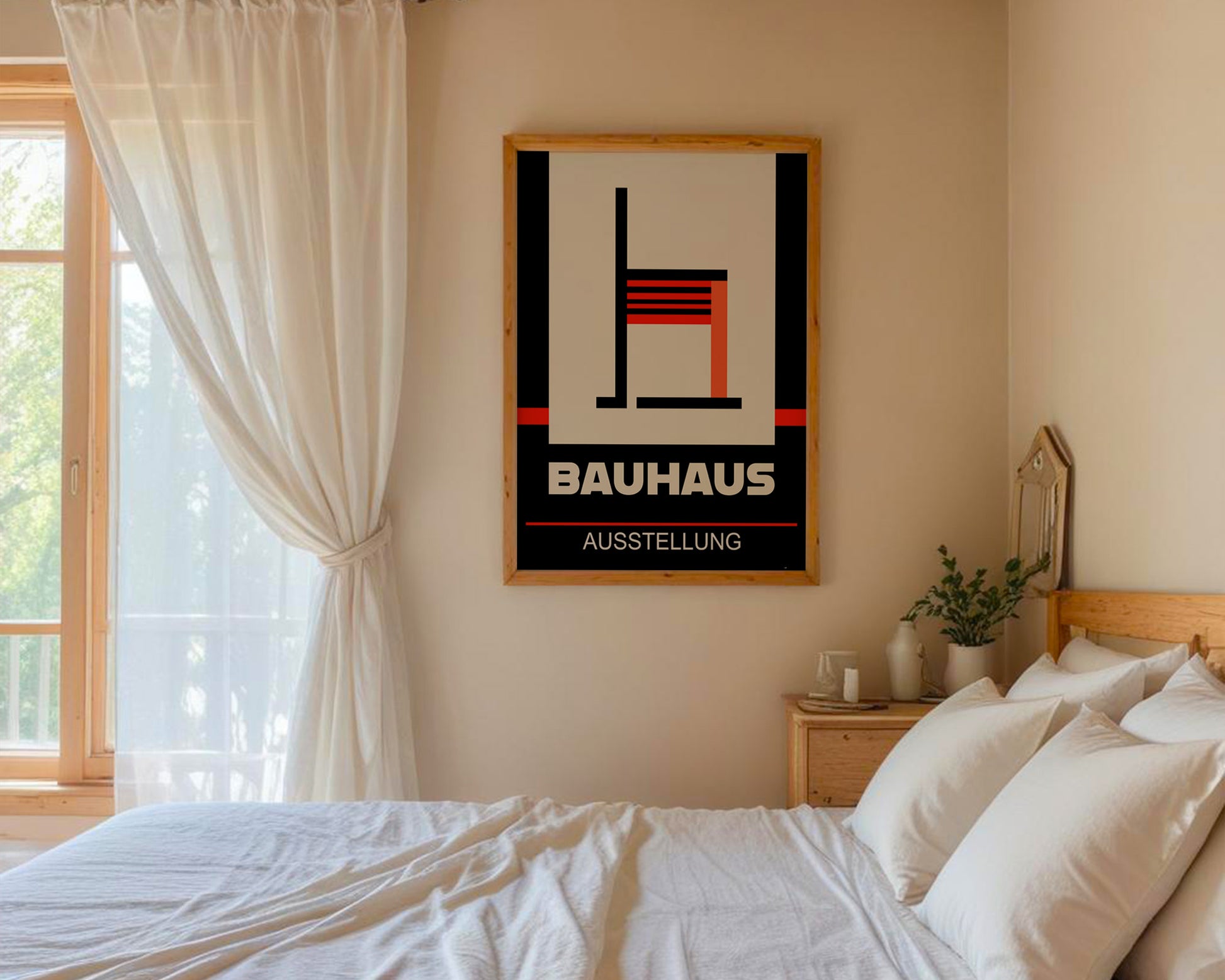 Black Chair Bauhaus Poster A72 - GroovyGrove