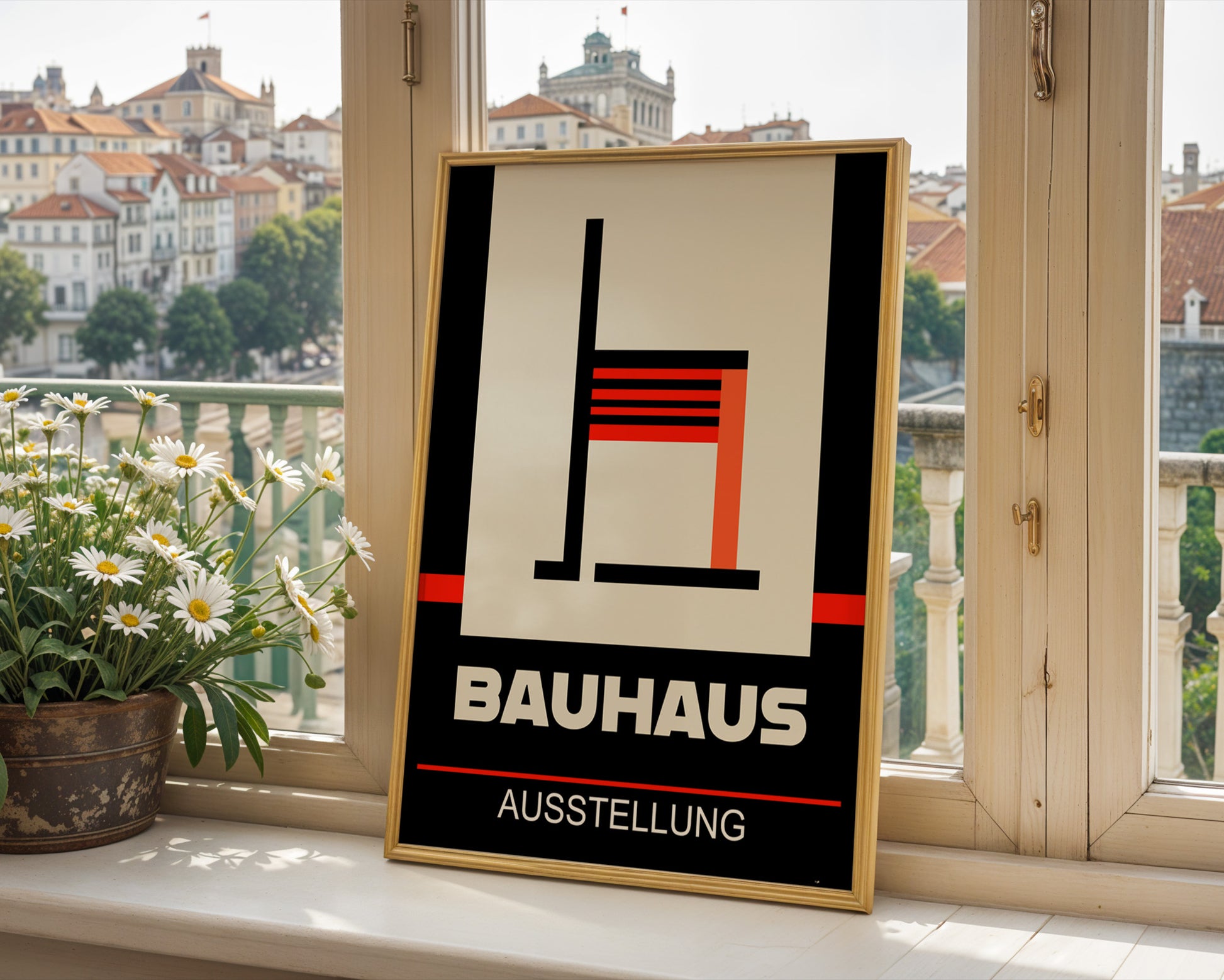 Black Chair Bauhaus Poster A72 - GroovyGrove