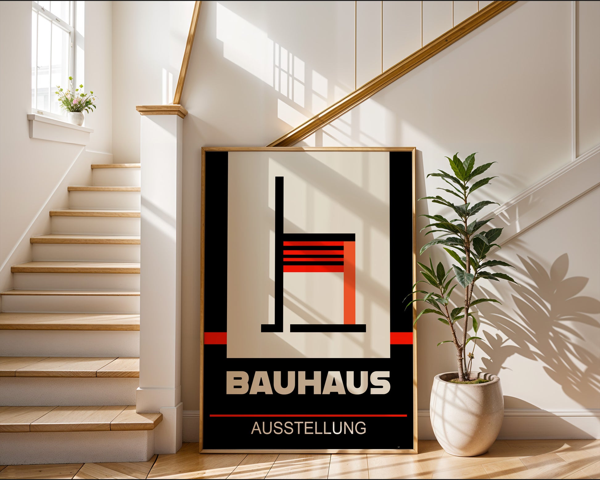 Black Chair Bauhaus Poster A72 - GroovyGrove