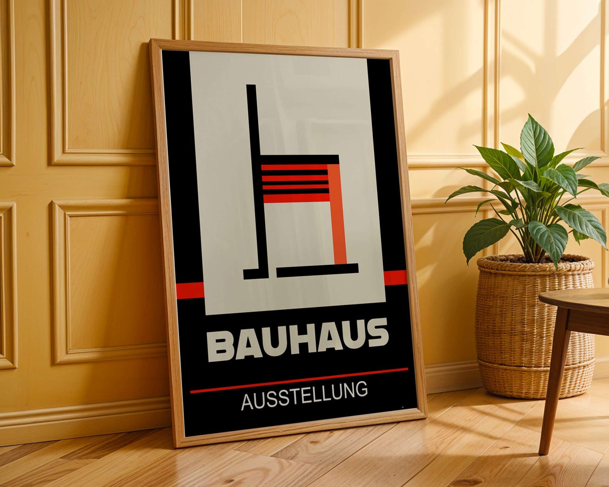 Black Chair Bauhaus Poster A72 - GroovyGrove