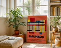 Multicolor Abstract Geometric Bauhaus Poster A74 - GroovyGrove