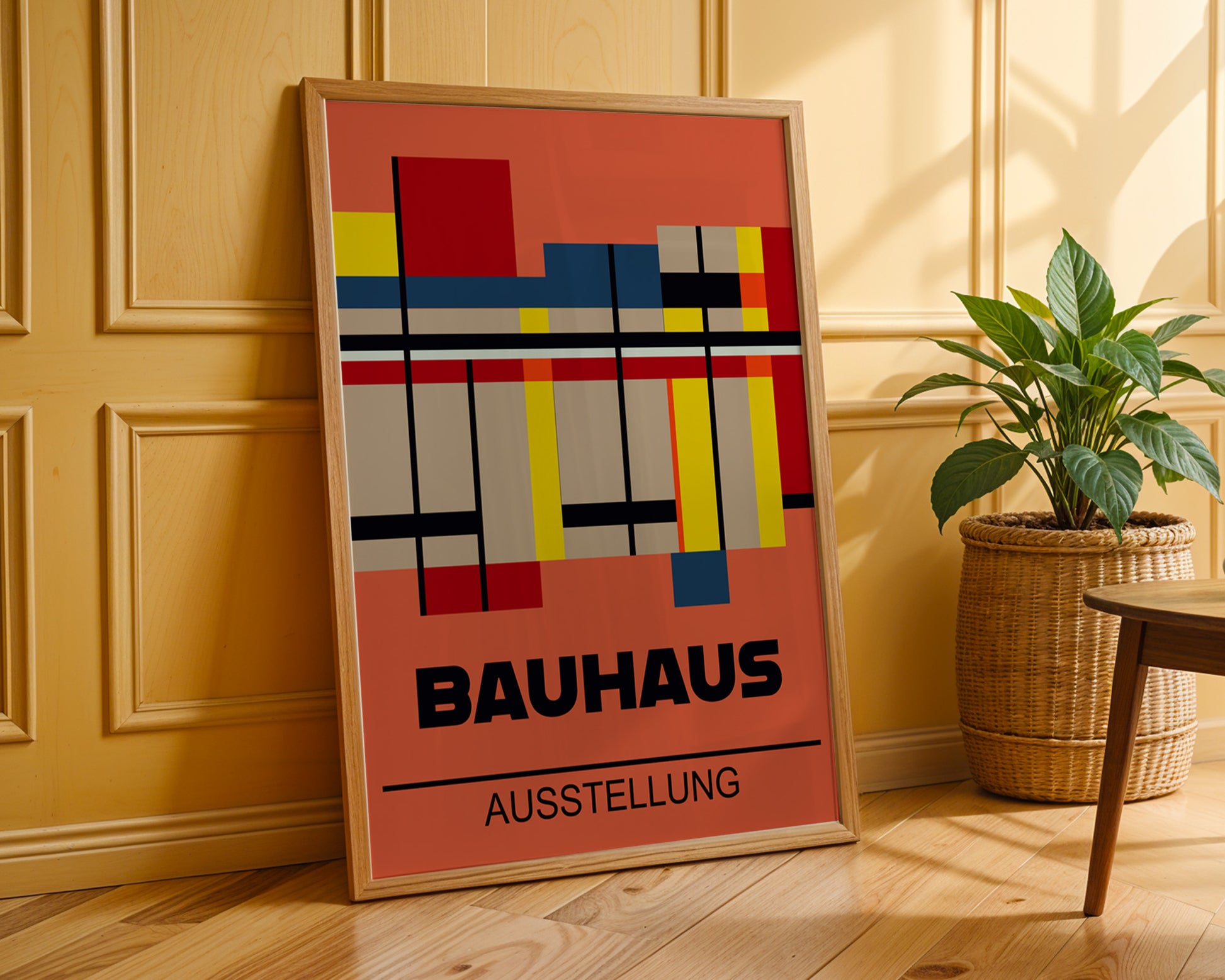 Multicolor Abstract Geometric Bauhaus Poster A74 - GroovyGrove