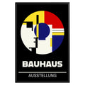 Black Abstract Circle Bauhaus Poster A75 - GroovyGrove