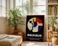 Black Abstract Circle Bauhaus Poster A75 - GroovyGrove