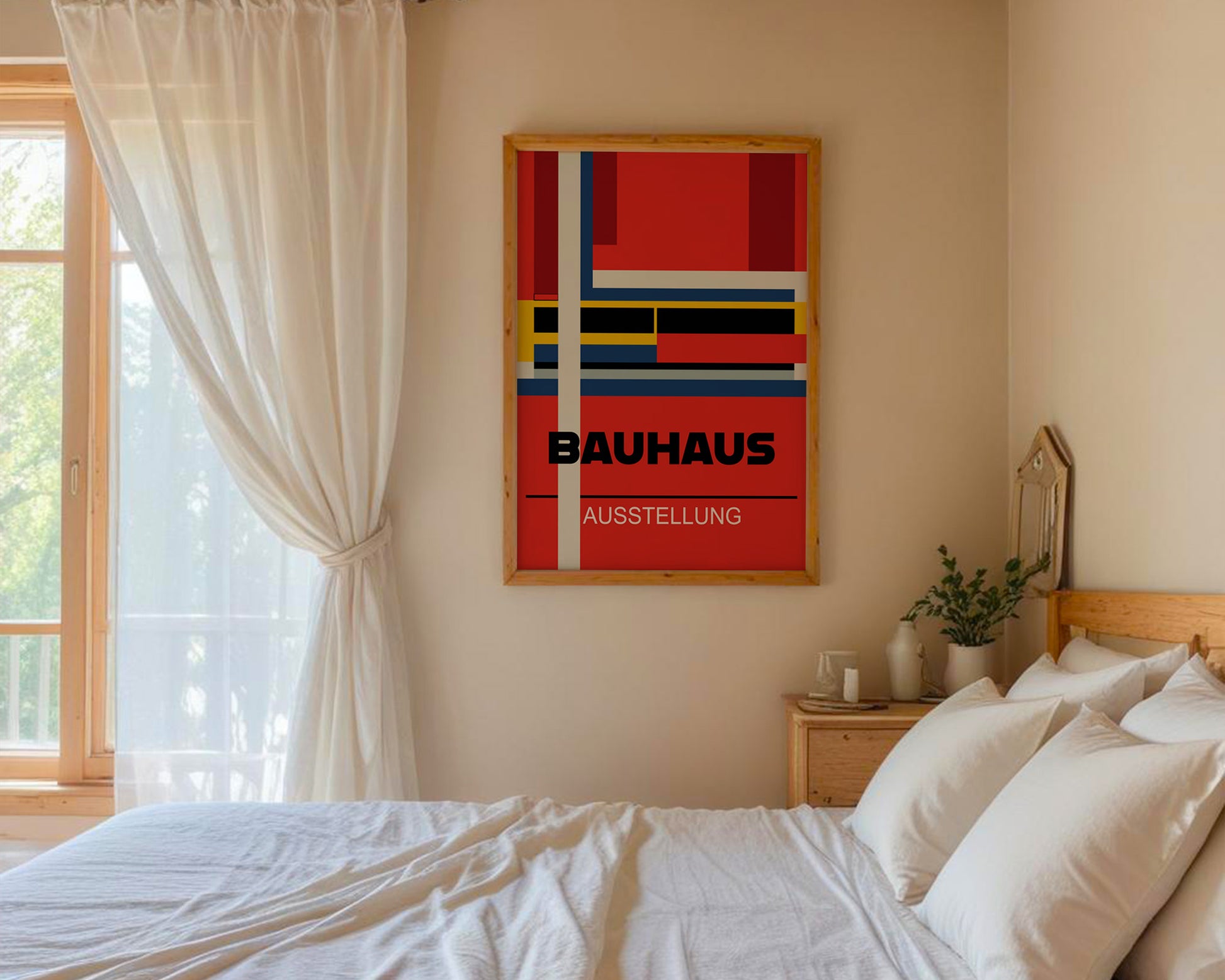 Abstract Geometric Bauhaus Poster A76 - GroovyGrove