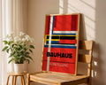 Abstract Geometric Bauhaus Poster A76 - GroovyGrove