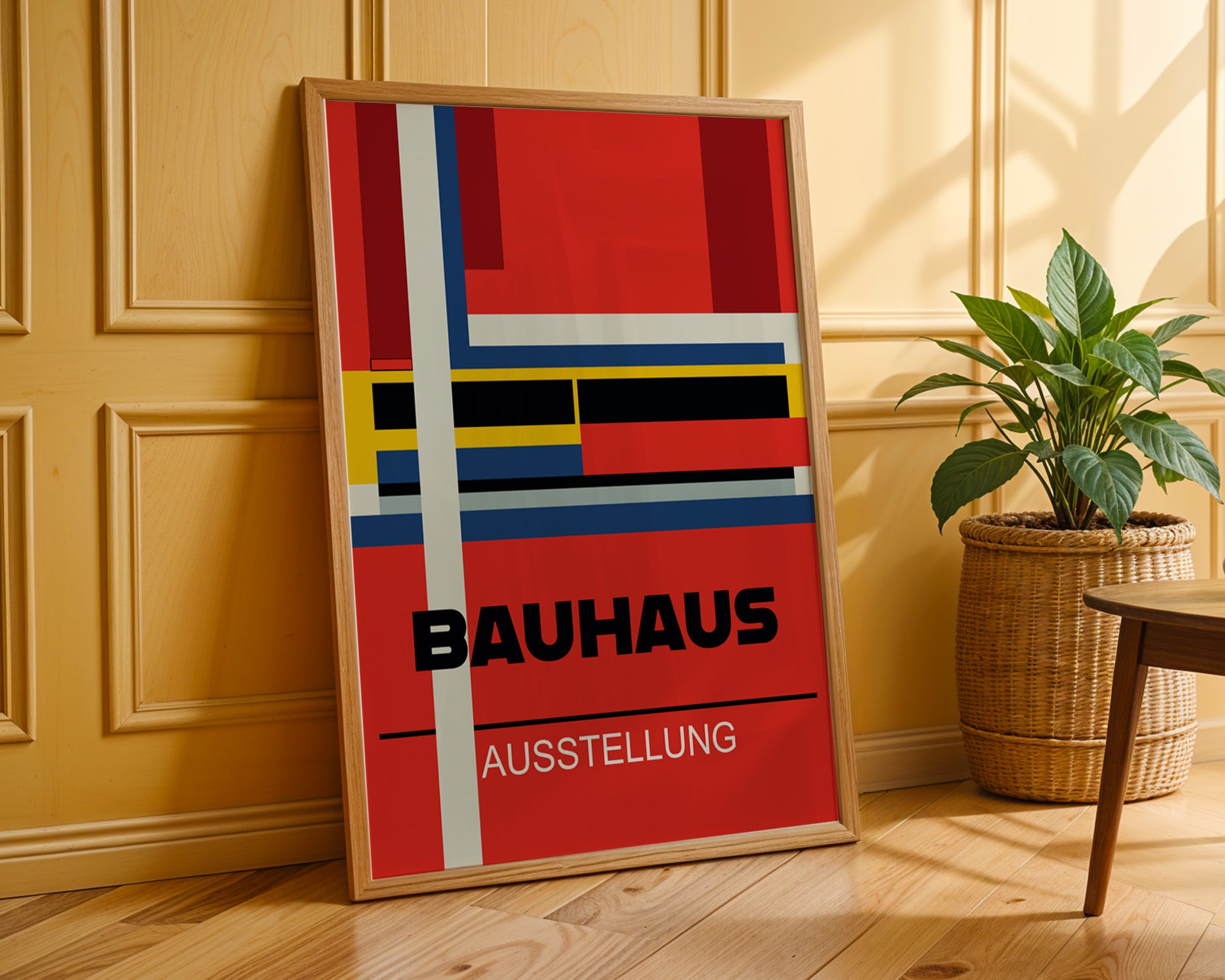 Abstract Geometric Bauhaus Poster A76 - GroovyGrove