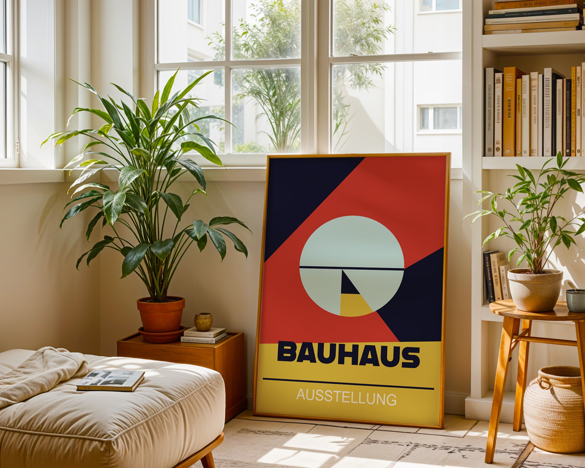 Abstract Geometric Bauhaus Poster A77 - GroovyGrove