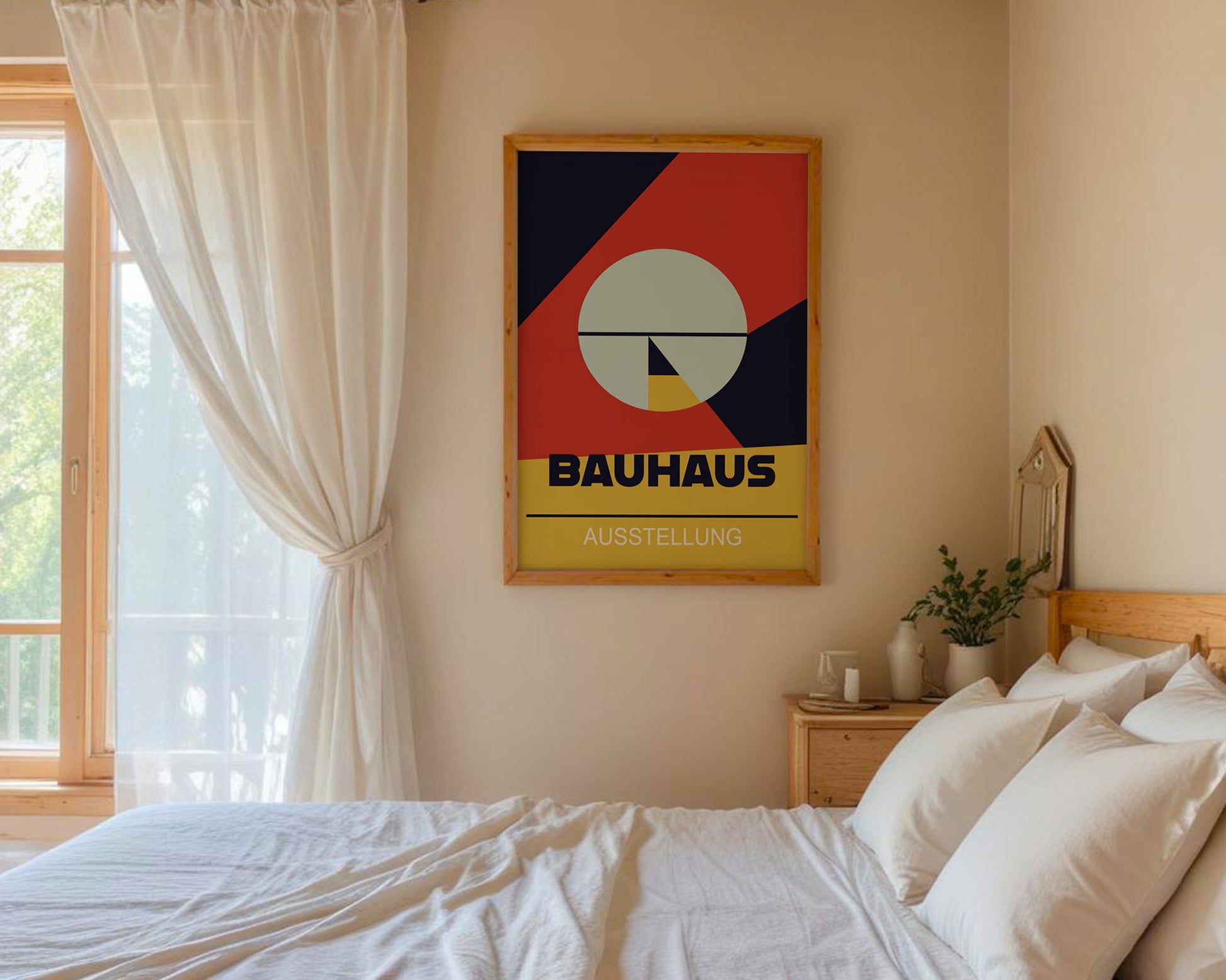 Abstract Geometric Bauhaus Poster A77 - GroovyGrove