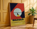 Abstract Geometric Bauhaus Poster A77 - GroovyGrove