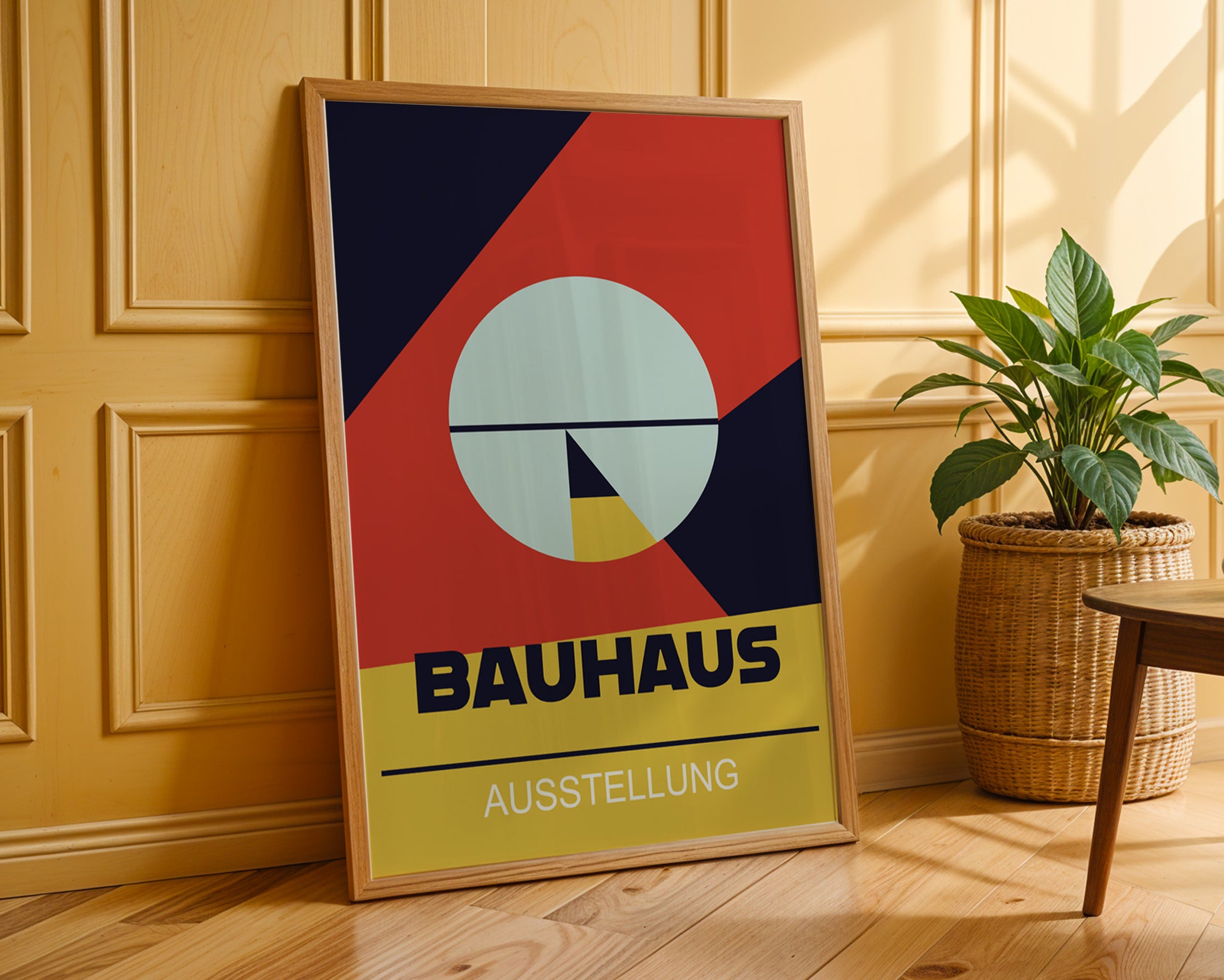 Abstract Geometric Bauhaus Poster A77 - GroovyGrove