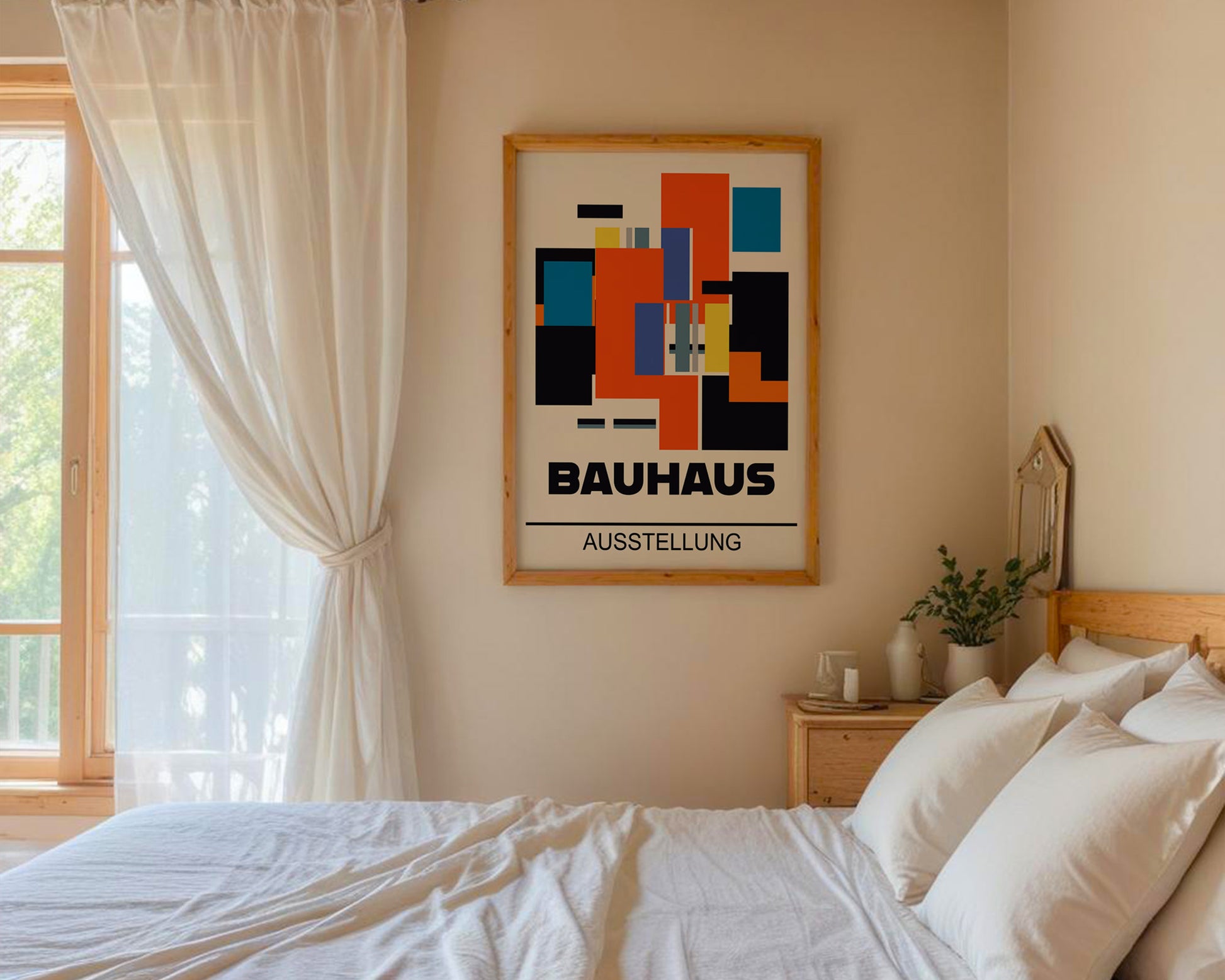 Abstract Geometric Bauhaus Poster A78 - GroovyGrove