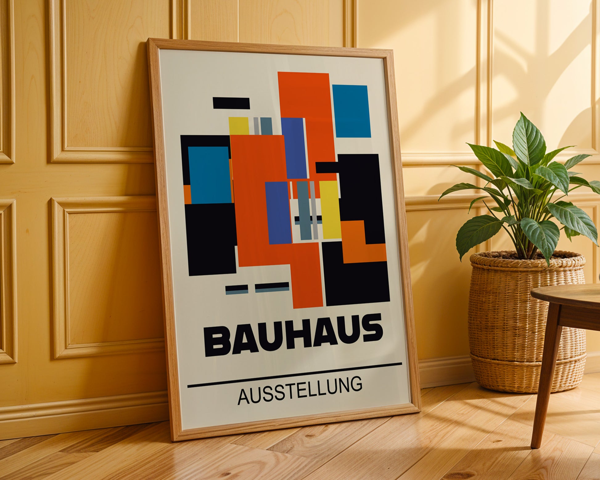 Abstract Geometric Bauhaus Poster A78 - GroovyGrove