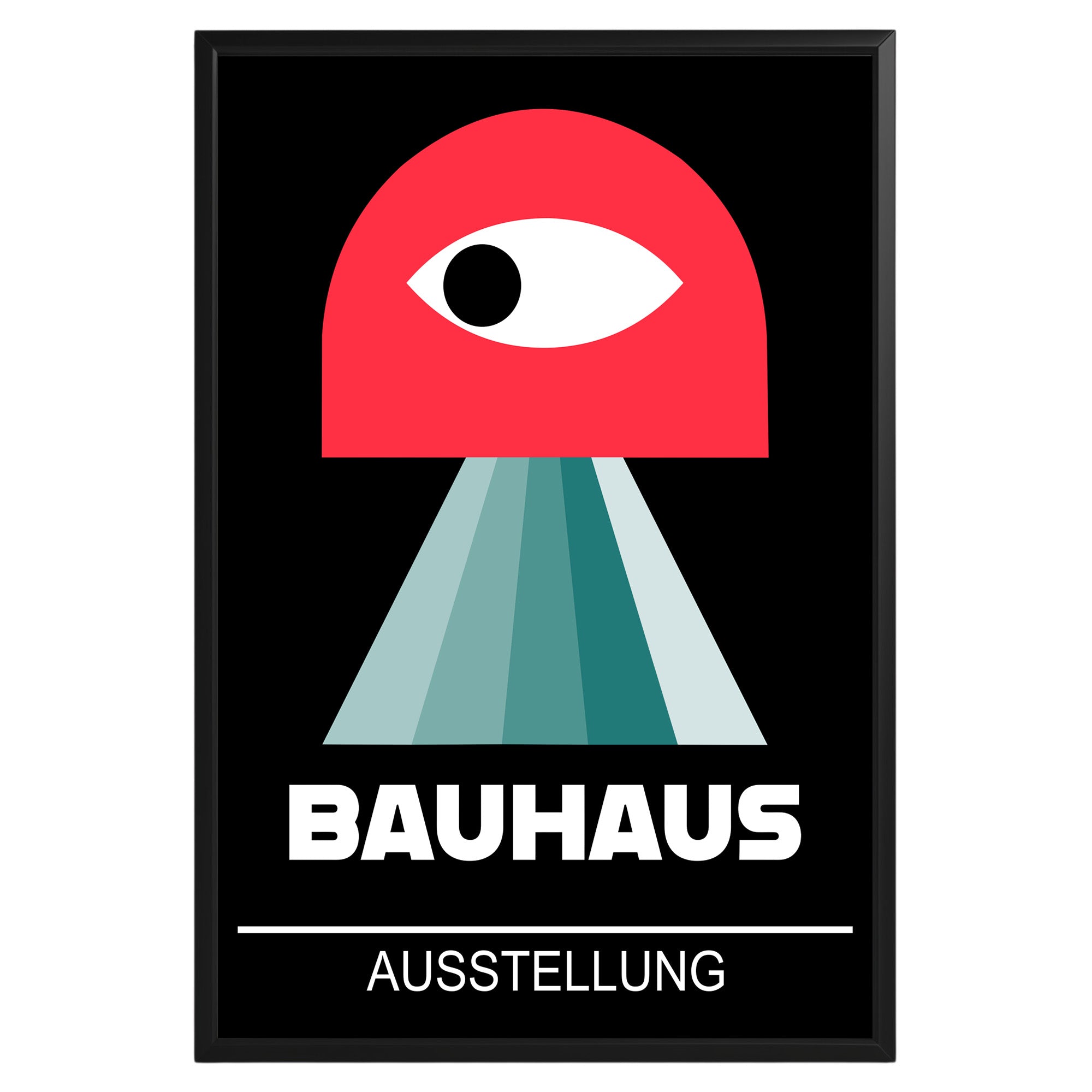 Abstract Geometric Eye Bauhaus Poster A79 - GroovyGrove