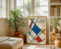 Bauhaus Colorful Geometric Poster A7 - GroovyGrove