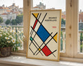 Bauhaus Colorful Geometric Poster A7 - GroovyGrove