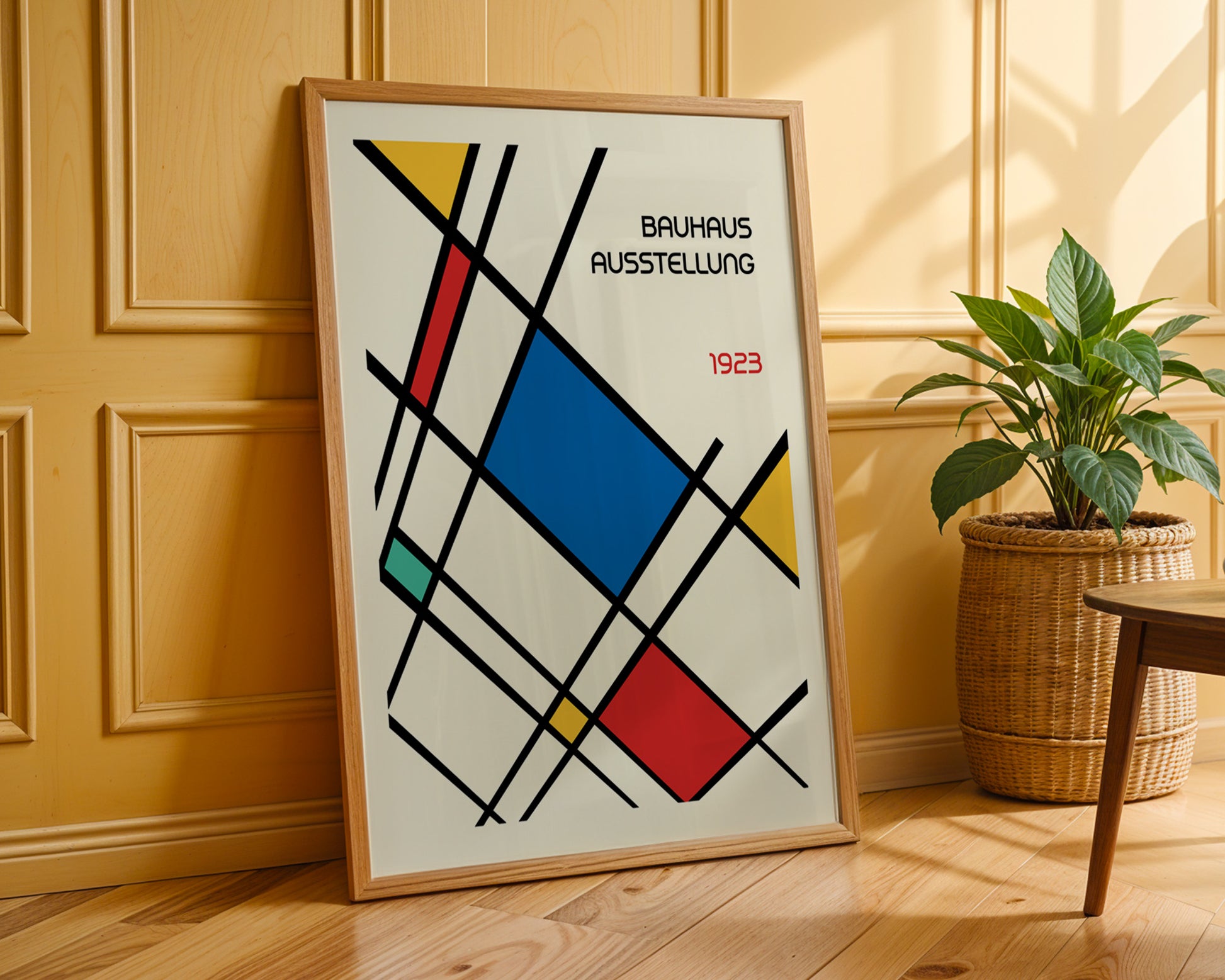 Bauhaus Colorful Geometric Poster A7 - GroovyGrove