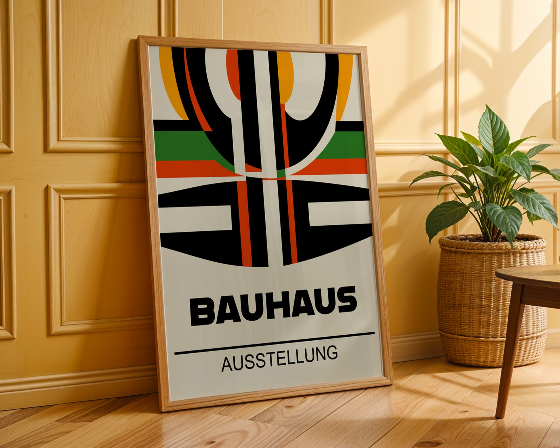 Multicolor Abstract Geometric Bauhaus Poster A81 - GroovyGrove